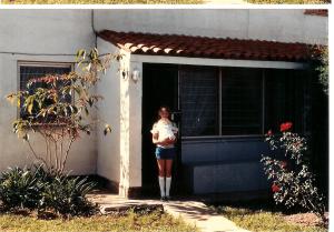Jennifer on the front porch of 192
